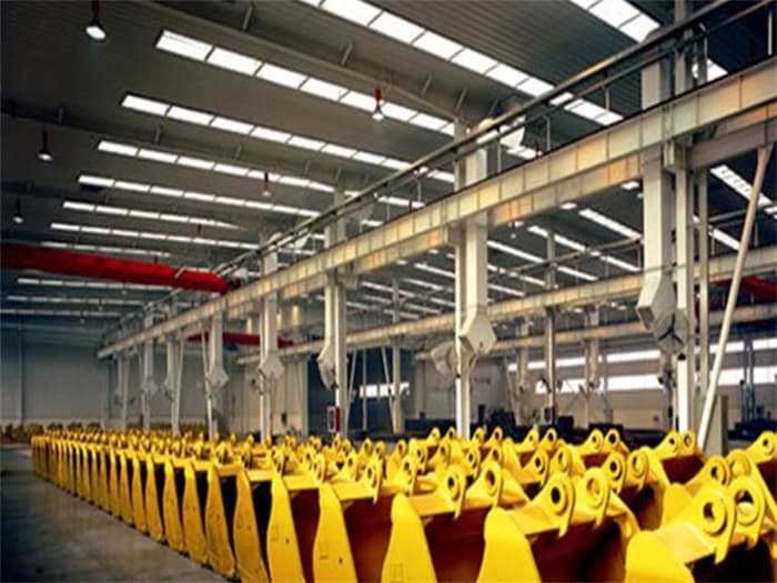 玉门徐工集团挖掘机装配车间